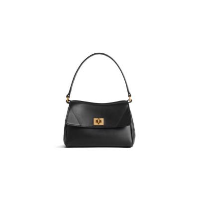 BALENCIAGA WOMEN'S RODEO BAG WITH CHAIN NANO IN BLACK 8194292ABKX1000 (16*9.9*4.5cm)